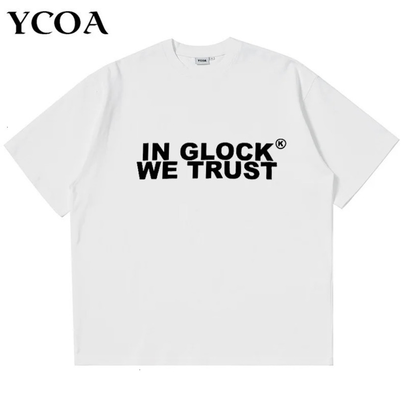 Men TShirt 100% Cotton Y2k Streetwear Letter Korean Fashion Print Gothic Harajuku Vintage Tops Tees Oversized Aesthetic Clothes 240518