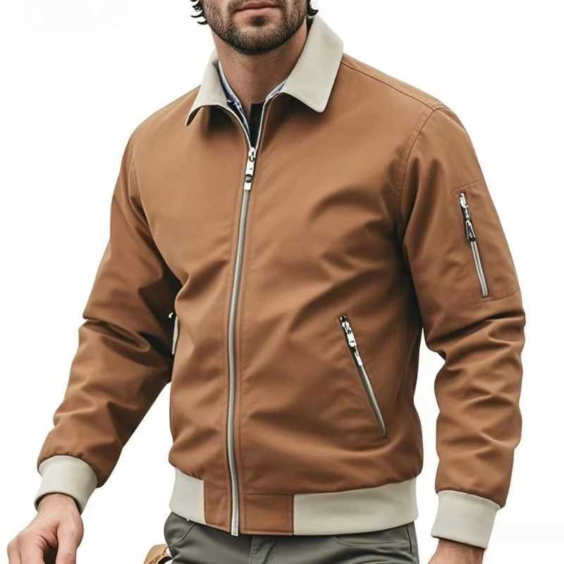Autumn American Jacket Men 2025 Fashion Trend Windproof Jackets Mens Casual Loose High Quality Large Size Sports Coat X250925