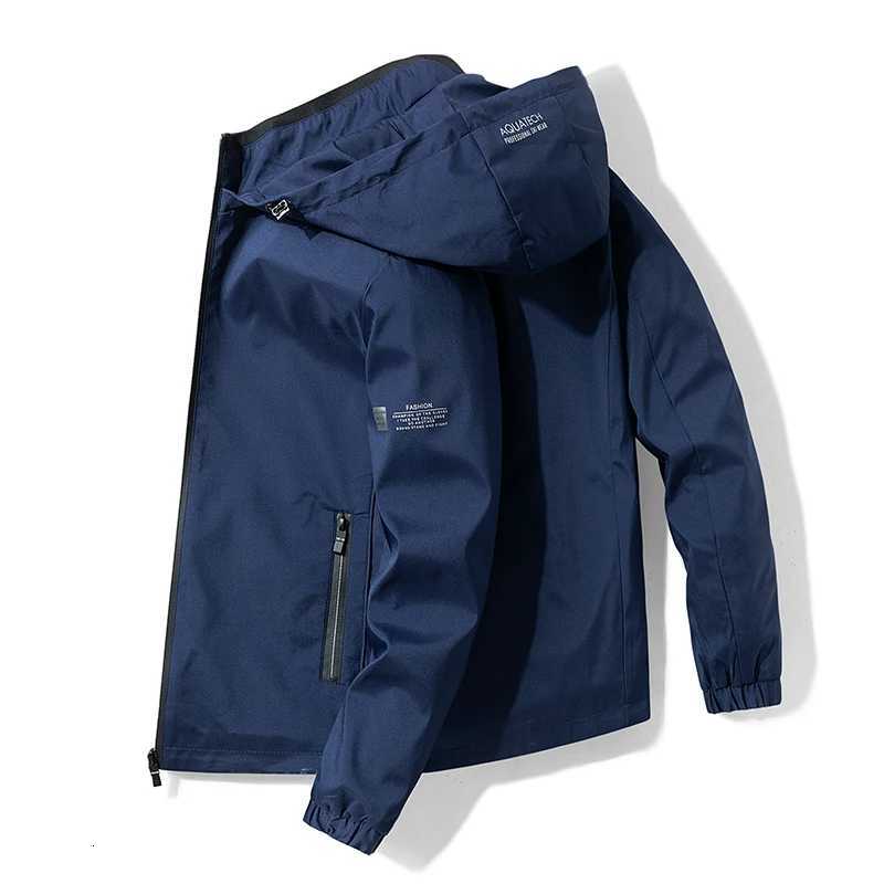 New Jacket Mens Sportwear Spring Autumn Jacket Zipper Hooded Jacket Outdoor Windbreaker Men Jackets Coat Clothing Top X250925