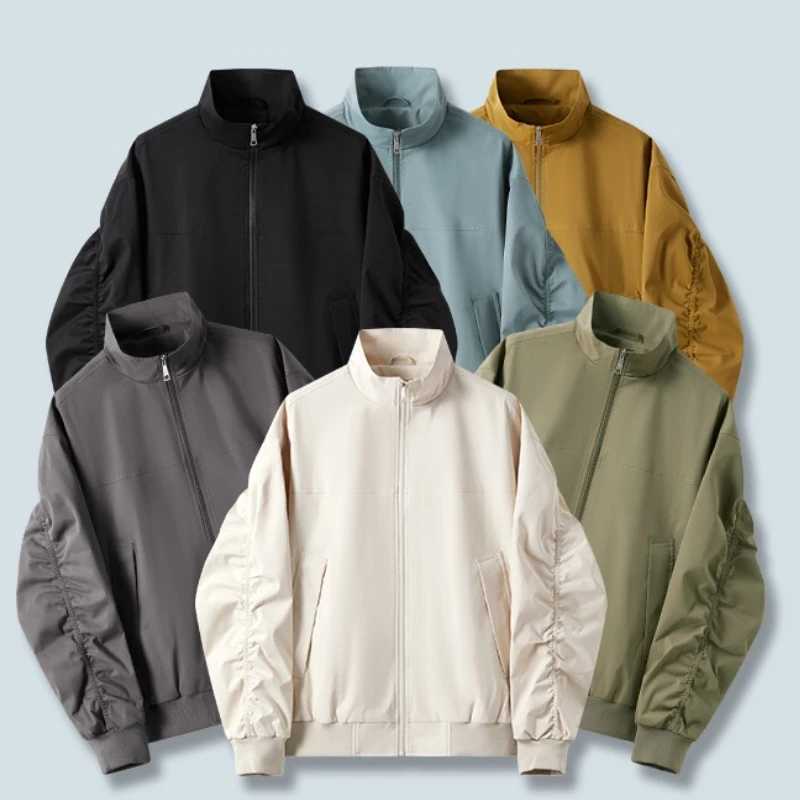 American MA1 Bomber Jacket Mens Autumn 2025 Retro Oversized Baseball Suit Coat Brand Streetwear Clothing Mens Jackets X250925