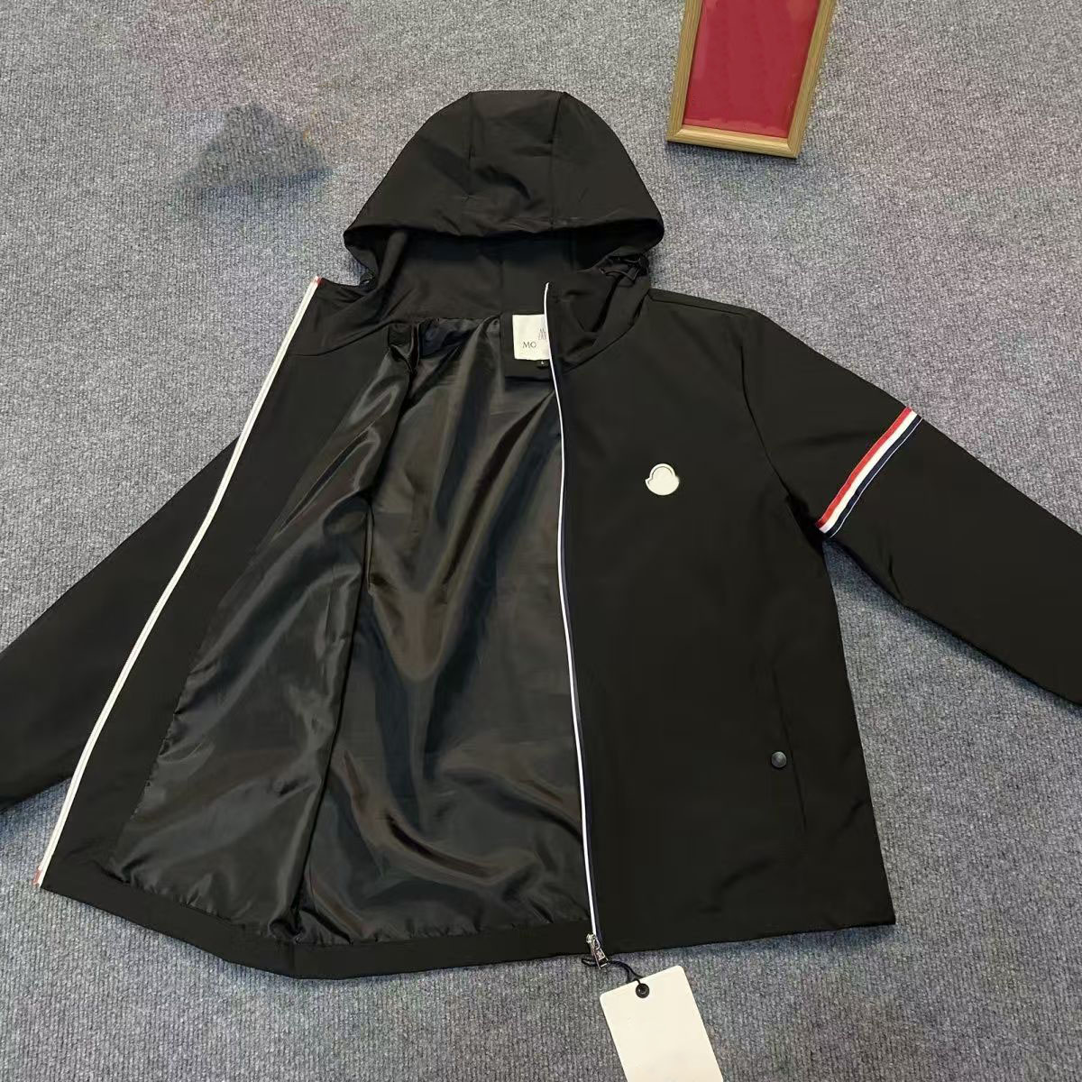 Designer's new jacket men's Korean jacket hooded fashion casual slim explosions trend couple jacket.
