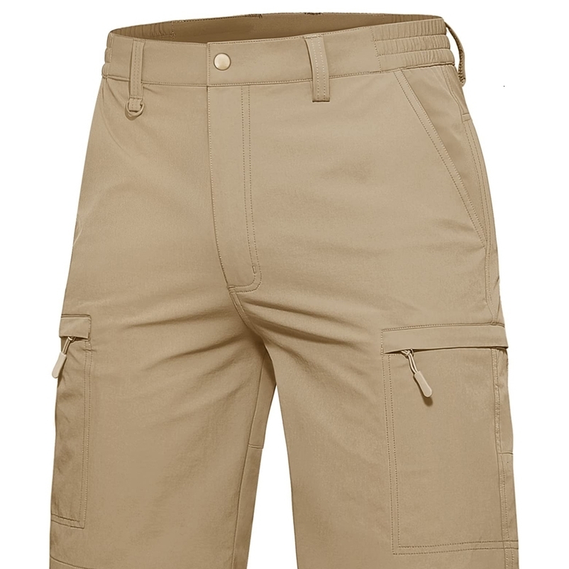 Men's Shorts TACVASEN Summer Moisture Wicking Casual Shorts Mens Cargo Work Shorts Running Jogging Sports Bottoms Nylon Rip-Stop Short Pants 23
