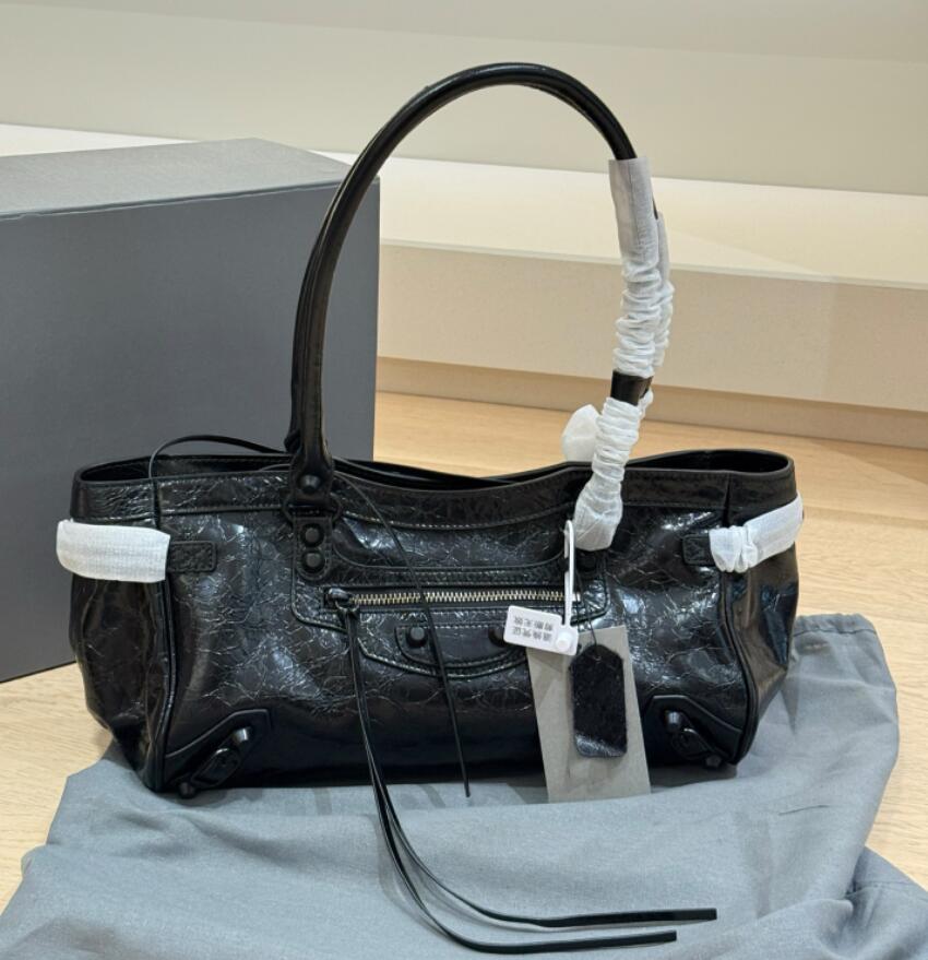 2025 Le City Bag Luxury Bags Women Designer 10A East West Sesame Tote Bag Suede Bag Vintage Tassel Genuine Leather Handbag Crossbody Motorcycle Bag