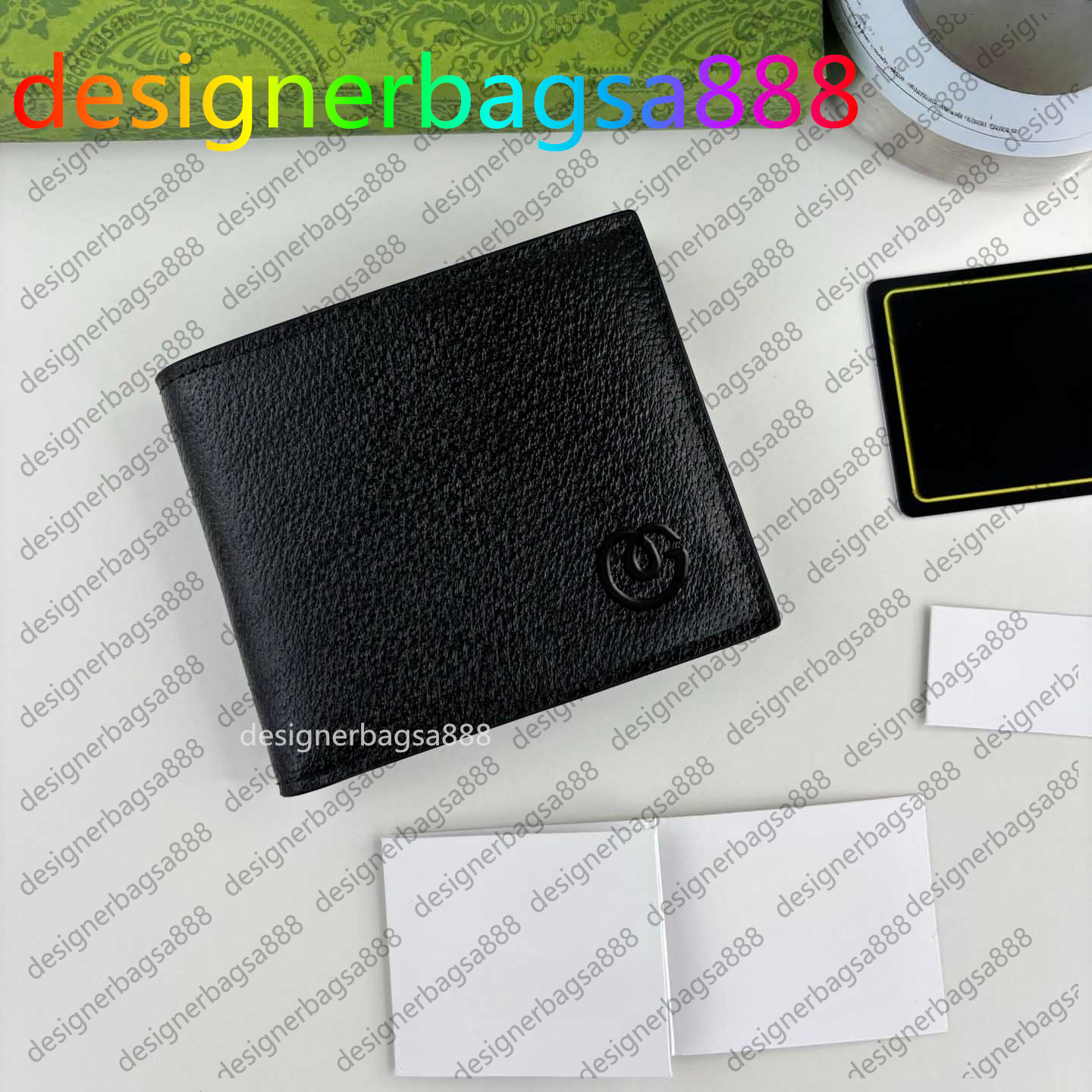 Top luxury Designer Men Black embossed leather wallets urses luxury leather short mens wallet Card Holder wallets classic pocket leather Bag origina