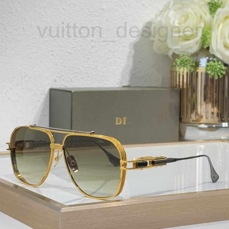 Sunglasses Designer Brand Tajia New Luxury Japanese Handmade Boutique Fashion Cool Square Leg Unisex Dts316 8C6W