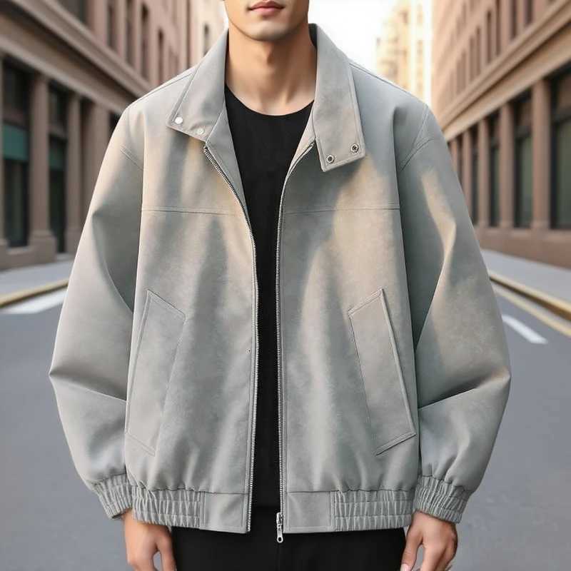 New Tie Dye Gradient Jackets Retro Lapel Jacket Mens Casual Highquality Versatile Handsome and Trendy Men Windproof Jacket Top X250925