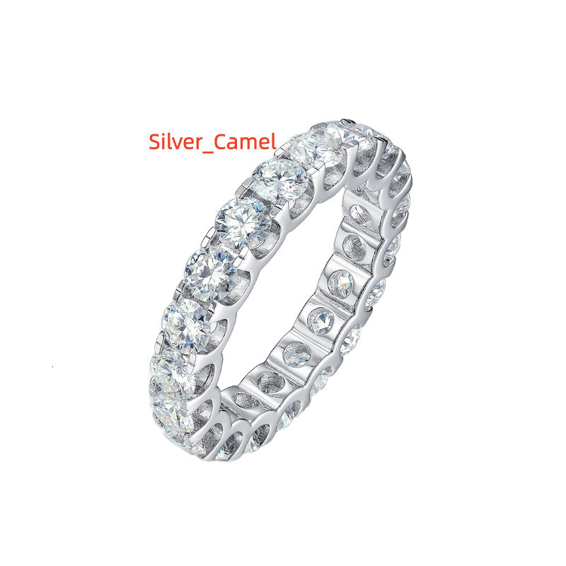 Wholesale Aivenchy Lab Grown Diamond Hiphop Ring Fine Jewelry 925 Sterling Silver Women Luxury Moissanite Finger Ring