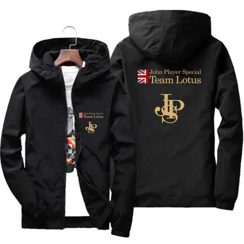 Mens JPS John Player Special Team Plus Size Sportswear Thick Windbreaker Jacket Hooded Zipper Pilot Parkas Clothes Coat 7XL X250925