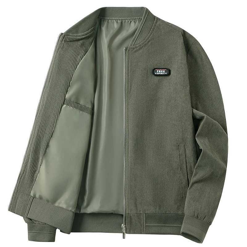 Men Fashion Casual Warm Corduroy Outwear Male Thick Cotton Jacket Stand Collar Slim Jacket Mens Corduroy Thick Cotton Parkas X250925