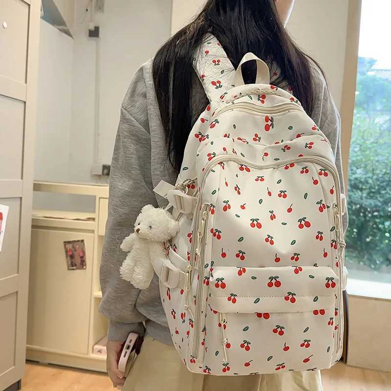 Fashion Large Capacity Printed Schoolbag Backpack Light And Casual Backpack for girls versatile backpack for junior high school Z250925