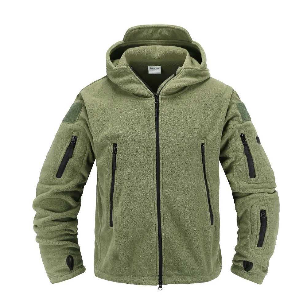 Tactical Fleece Jacket Military Uniform Soft Shell Casual Hooded Jacket Men Thermal Army Clothing X250925