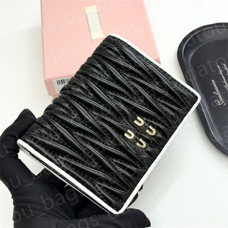Luxury Bag Designer Women Wallets Fashion Purse Luxury Men Keychain Leather Credit Cardholder Letter Wallet Coin Pocket Card Cardholders designer wa