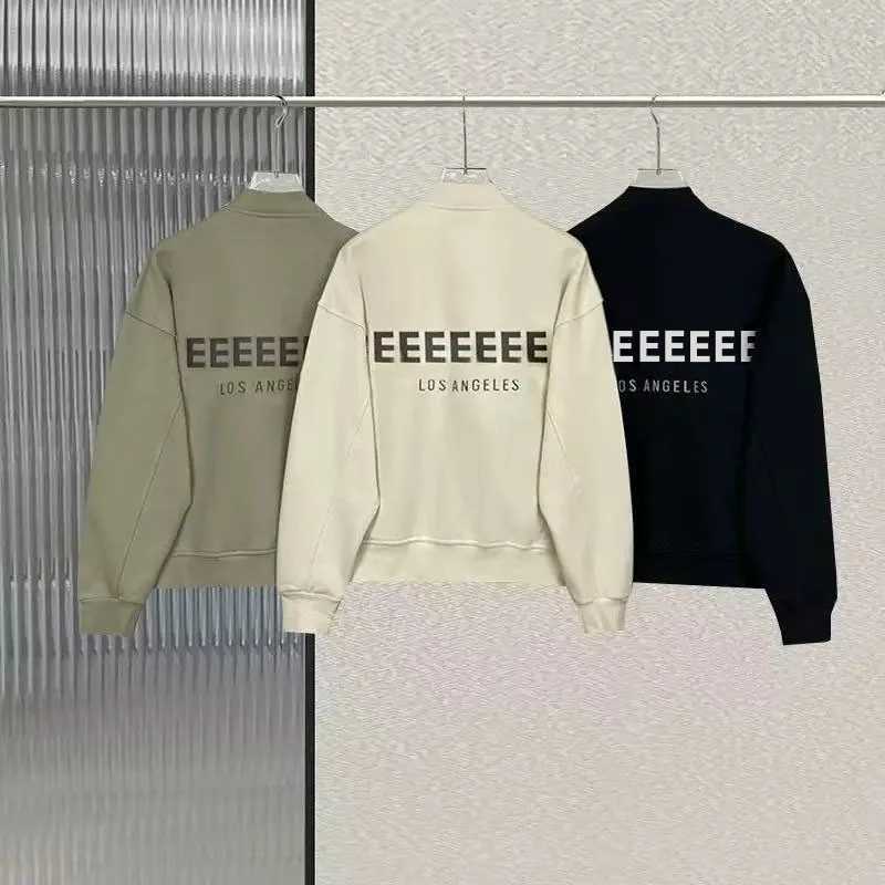Classic Brand Double Line Mens Baseball Jacket Design Los Angeles Reflective Letter Jacket High Strt Couple Loose Coat H250924 L251217