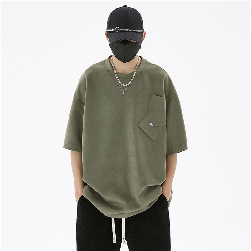 Men's Polos Hip Hop T-Shirt Loose Sports Streetwear Fashion Oversized 5XL 6XL T Shirt Black Blue Summer Short Sleeves Top Tees Tshirt 230511