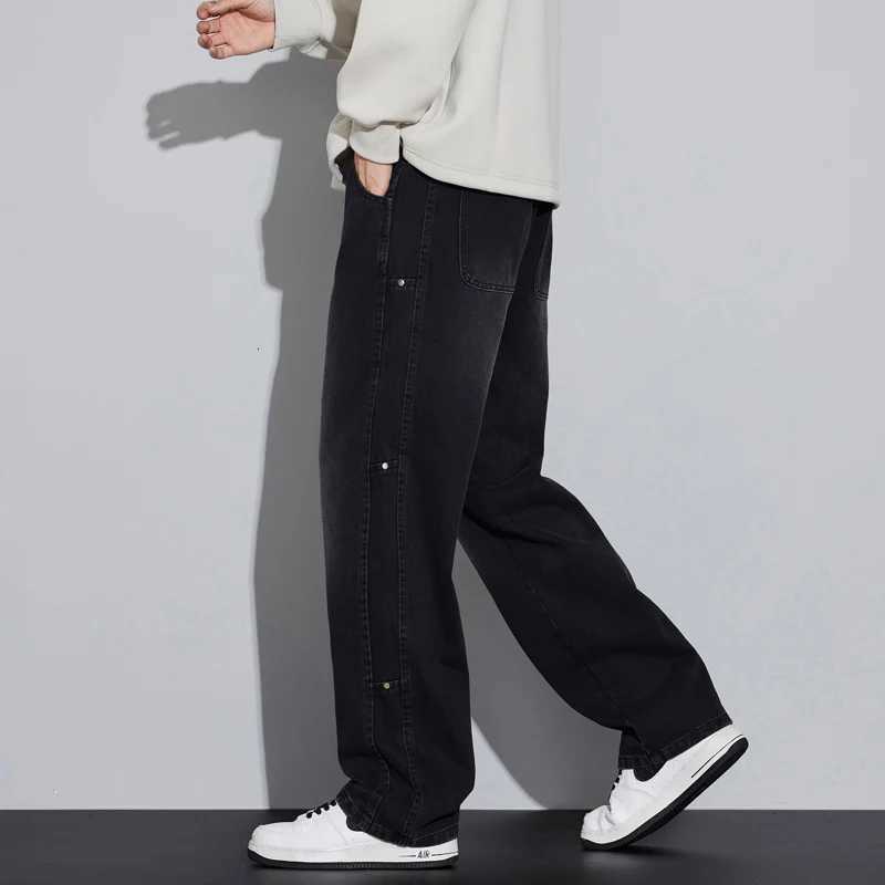 Jeans for Men Fall and Winter 2025 New N Fashion Brand Straightleg Slacks for Men Fall and Winter W250925