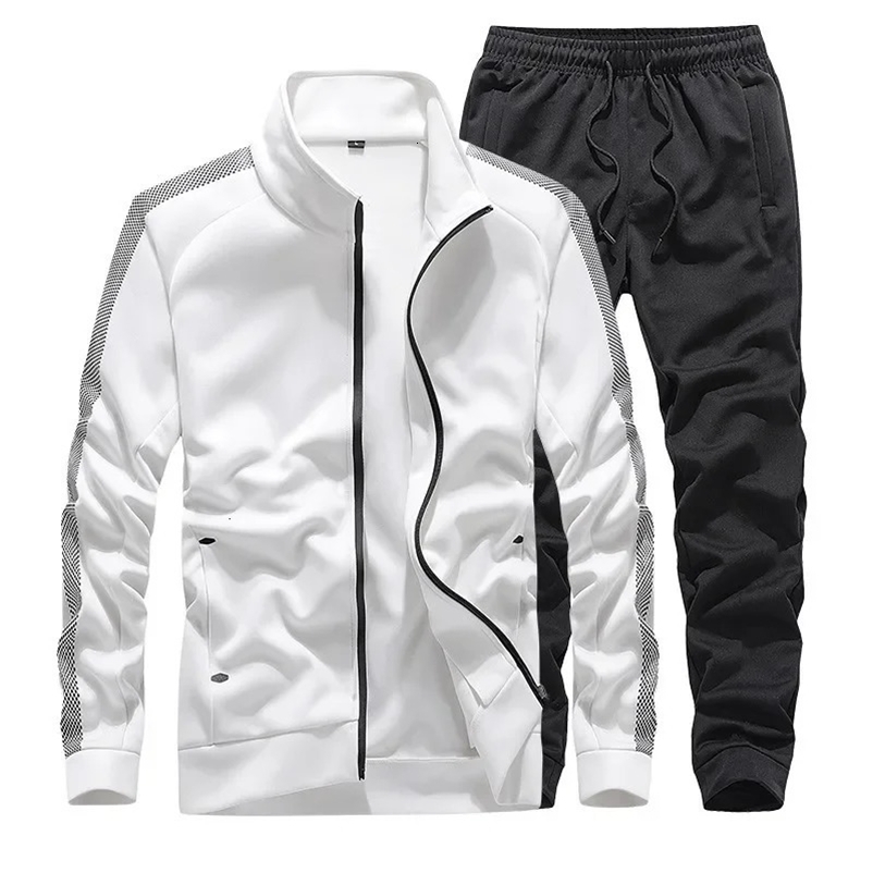 MenS Sportswear Sets Casual Tracksuit Male Autumn Suits 2 Piece Sports Suit SweatshirtPants Husband Clothing Plus Size 7XL 240518