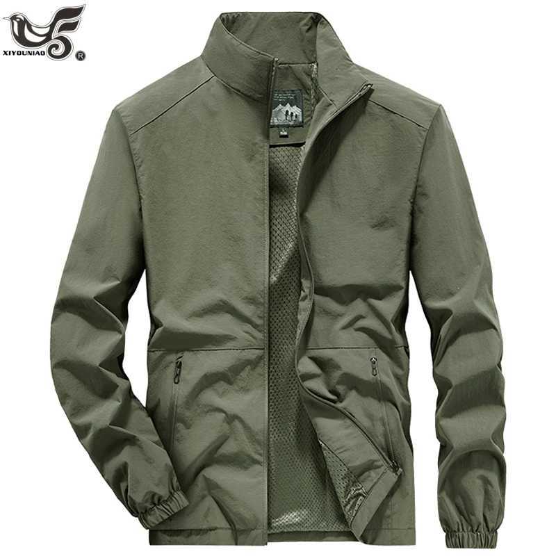 Plus Size 7XL 8XL Mens Jacket Sprng Military Bomber Jacket Summer Casual Gym Joggers Sports Running Jacket Men Clothing X250925