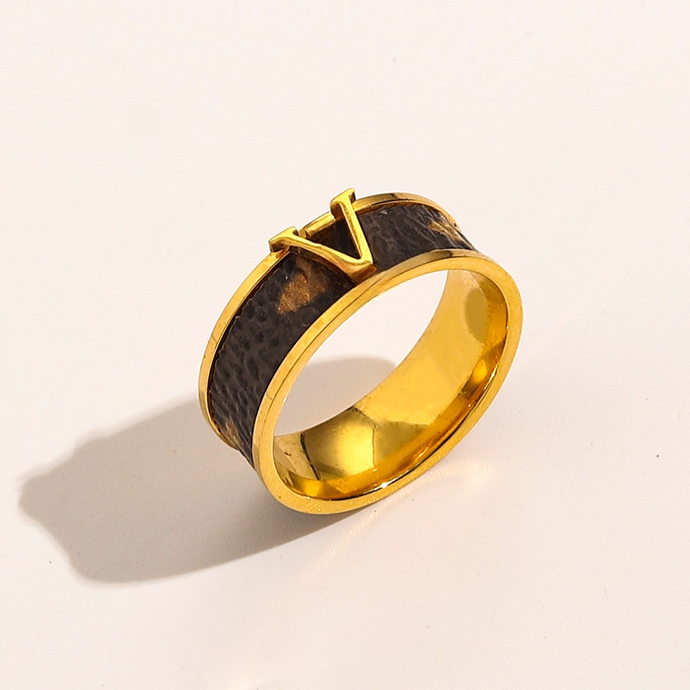 Bagues de créateur de mode bijoux femme homme Couple amoureux bague de mariage bague de promesse bague de fiançailles taille 6-8
