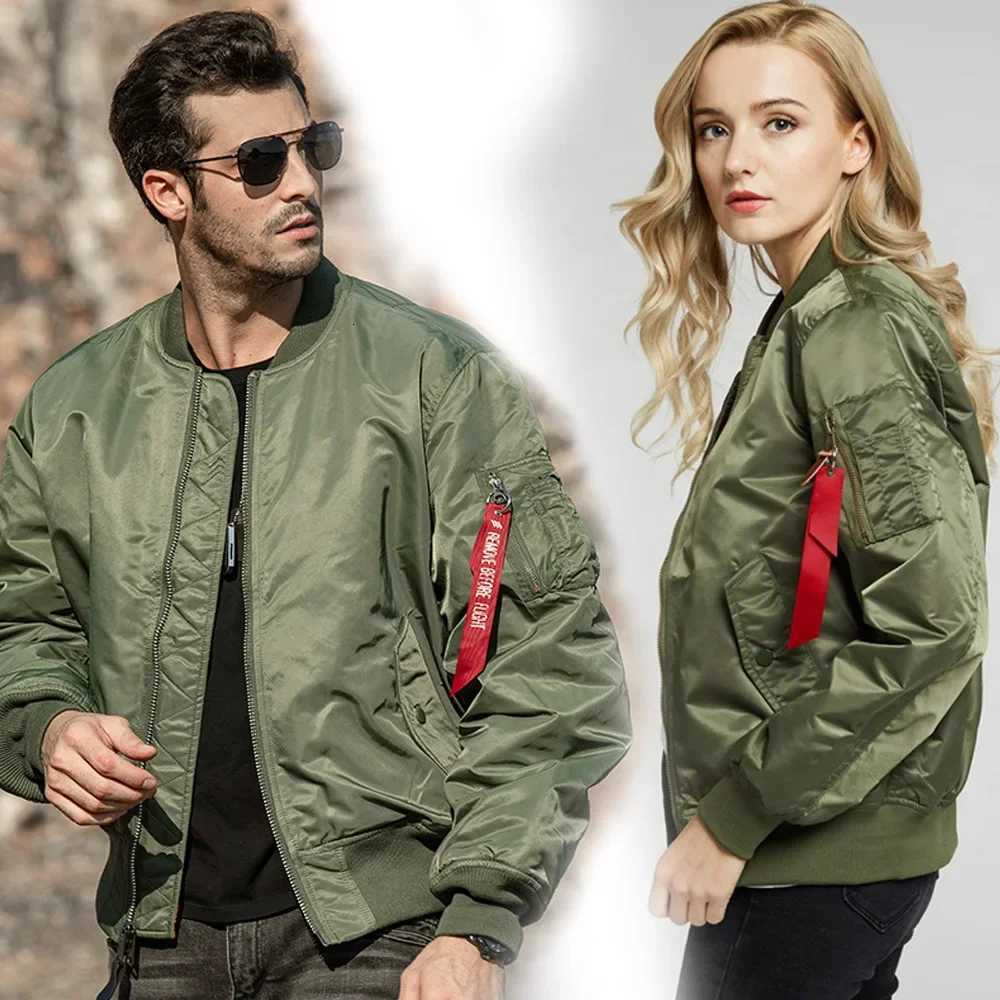 bomber jacket Bomber Jackets Men Casual Solid Zipper Pilot Jacket Green New Slim Fit Male Coats Mens Military New pilot Air men X250925