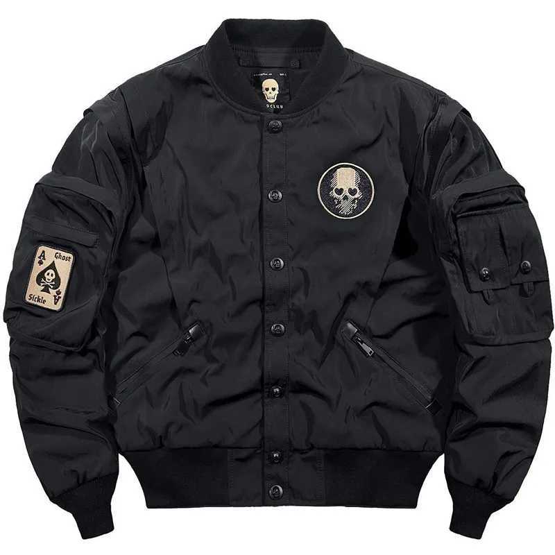 Autumn and Spring New Fashion Trend American Vintage Pilot Jacket Mens Casual Loose Sports Plus Size High Quality Outerwear X250925