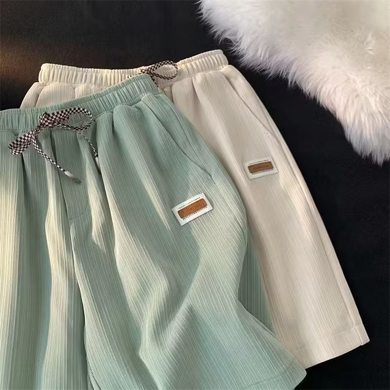 Men's Shorts man Shorts Summer Men's Summer Loose Quick-Drying Breathable Shorts Ice Silk Pants Sweatpants Short Pants y2k clothes 230706