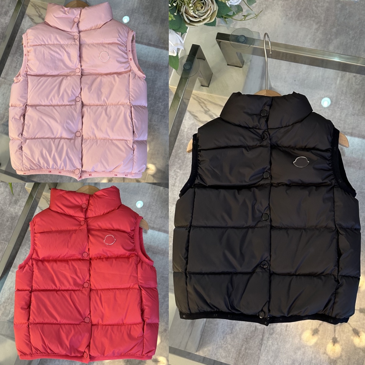 Kids Jackets Vests Down Coat Designer Gilet Top Heat Waistcoat Bodywarmer black white Puffer Jacket Outwear boys girls Fashion Winter Sleeveless-image-1017648460