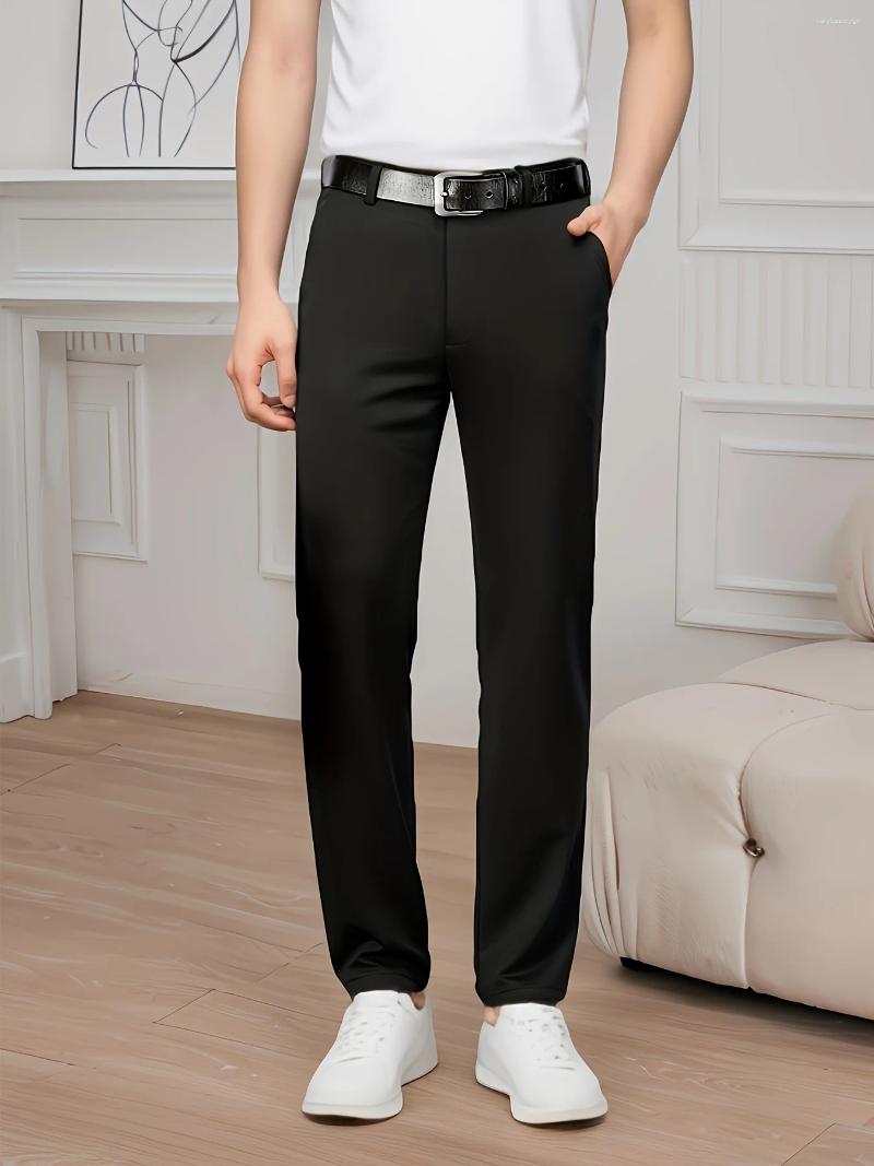 Men's Suits Classic Design Trousers Solid Color For Spring And Summer Business Occasions Classical Luxury Style