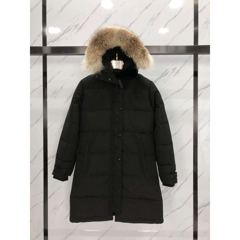 Womens Winter outdoor leisure sports down jacket white duck windproof parker long leather collar cap warm fur stylish designer classic adventure coa