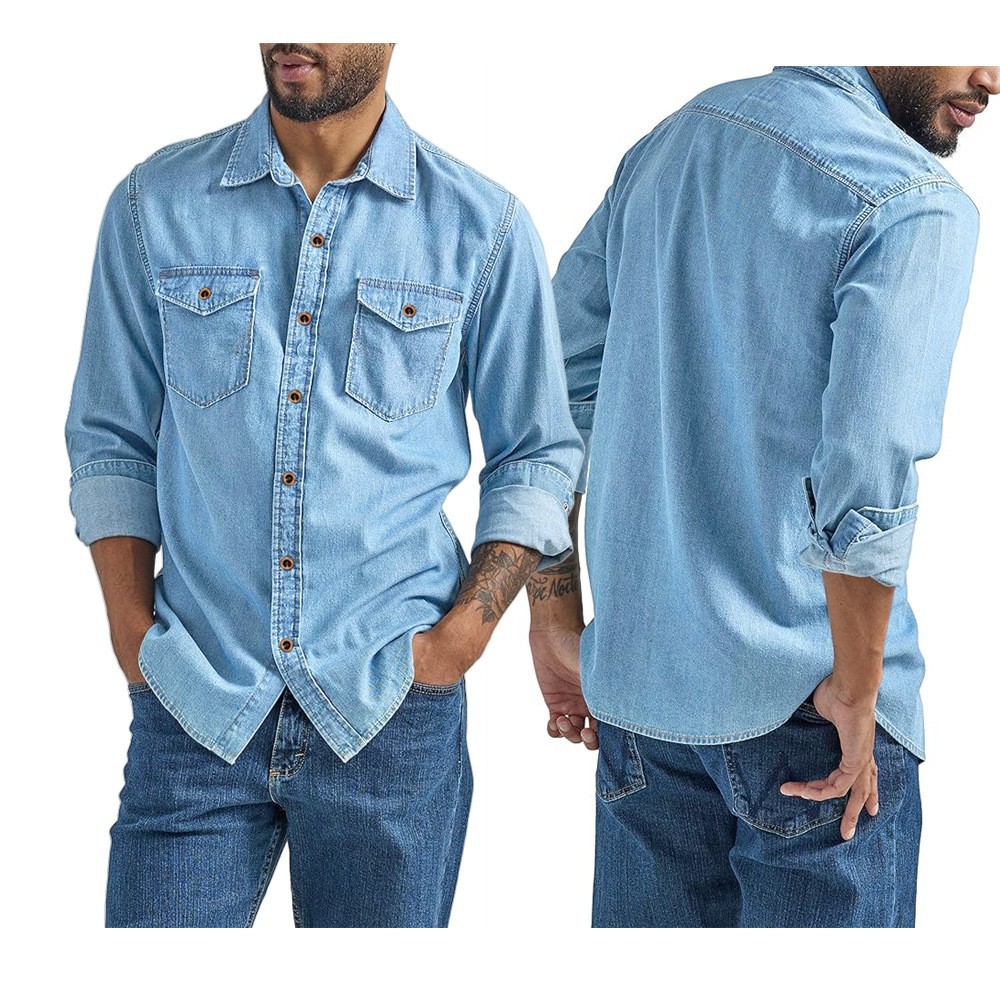 Button up shirt Designer Men Shirt Denim Style Men Shirt Men Spring Autumn Cardigan Plus Size Top European size: S-3XL