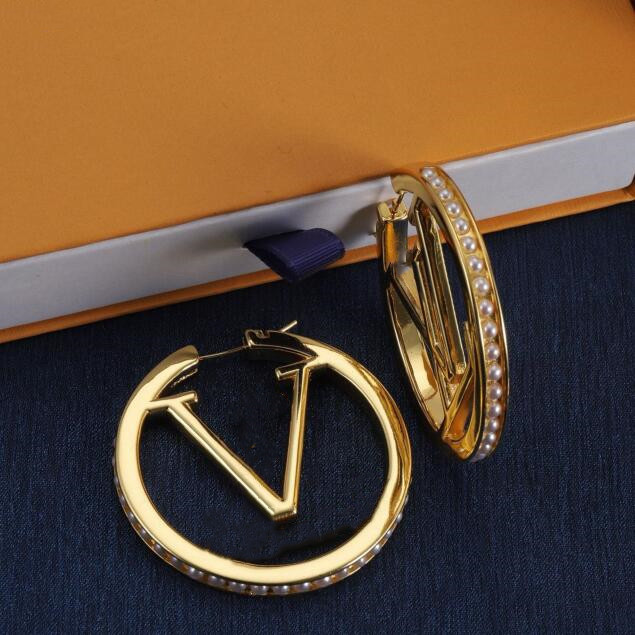 New Style Charm Women Earring Brand Jewelry hoop Earrings Cool girl Ear Studs set designer diamond earrings Nice Christmas gifts with Original bo-image-993976827