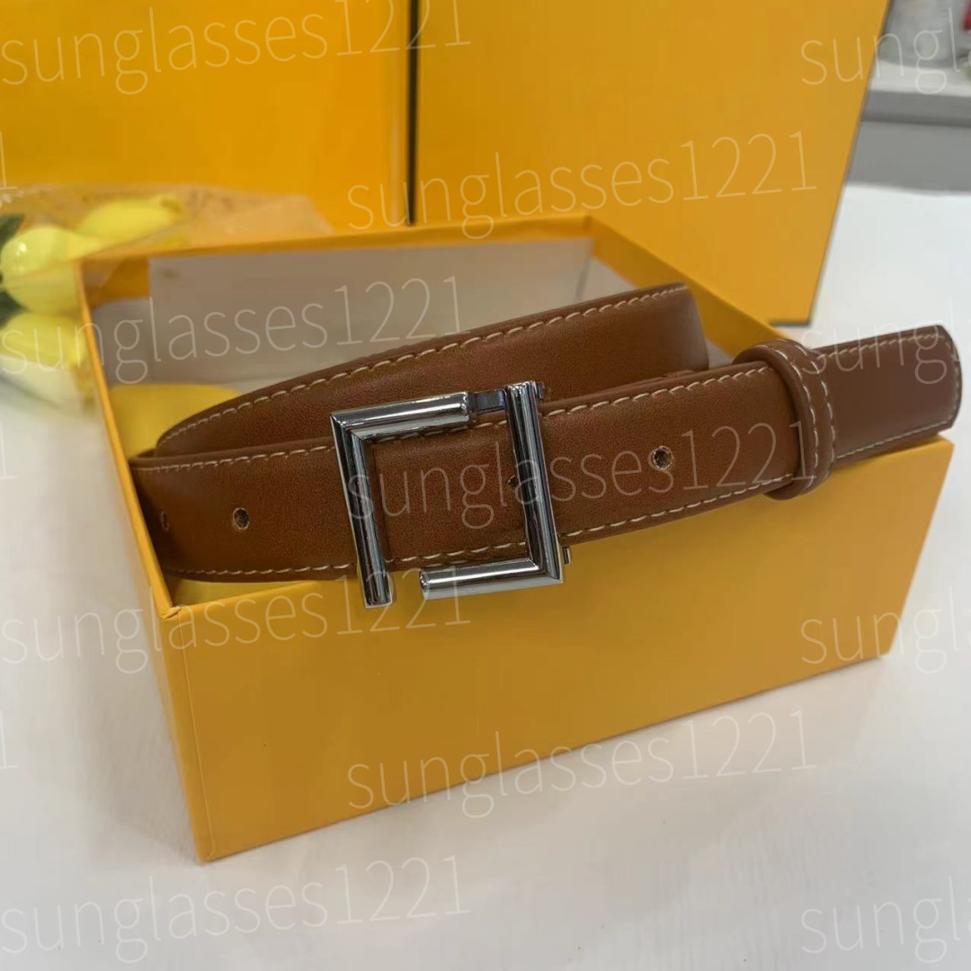 Belts for women designer Smooth Buckle Belt Retro Design Thin Waist Belts for Men Womens Width 2.5CM ceinture Cowhide more Color top classic hits be