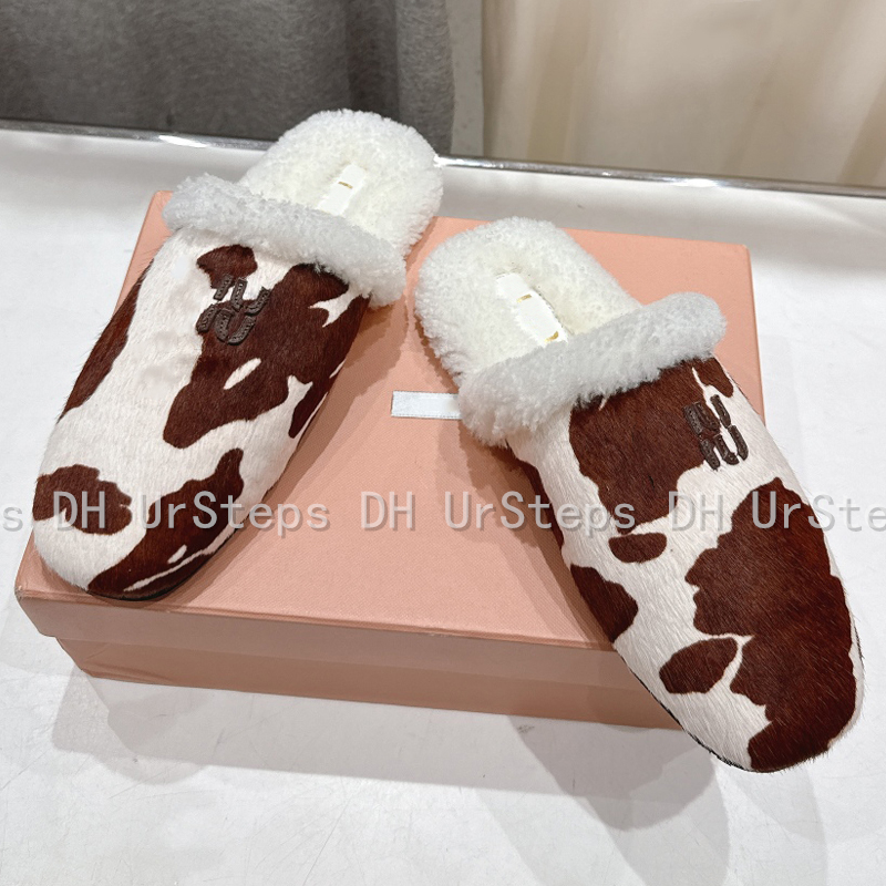 Women Fluffy Slippers Top Quality Mules Cozy Slipper Fuzzy Mule Gifts For Women