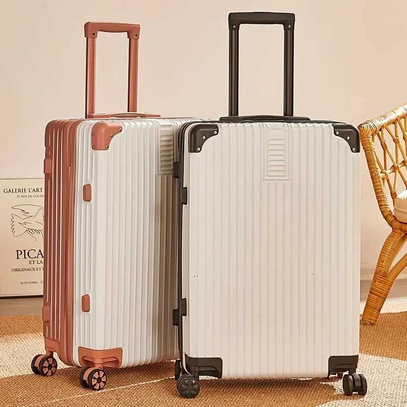 100 Aluminum Magnesium Alloy Travel Luggage Trolley Luggage 20 22 24 26 28 Inch Trolley Luggage CarryOn Luggage With Cup Holde W250920-image-1077041799