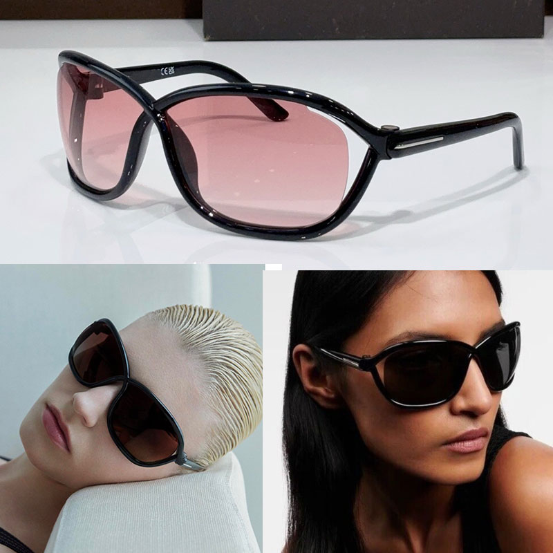 Sunglasses for women Designer acetate frame Lens hollowing out Fashionable womens personality 26SS New Fashion Designer with box TF1069