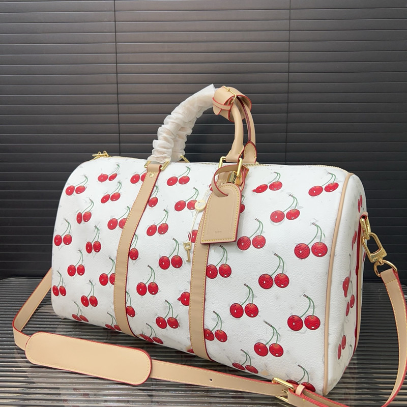 50 keep Duffel Bags Designer Canvas Large Capacity Women Men Outdoor Luggage Tote Luxury Zipper Closure Shoulder Bag Handbag-image-943323250