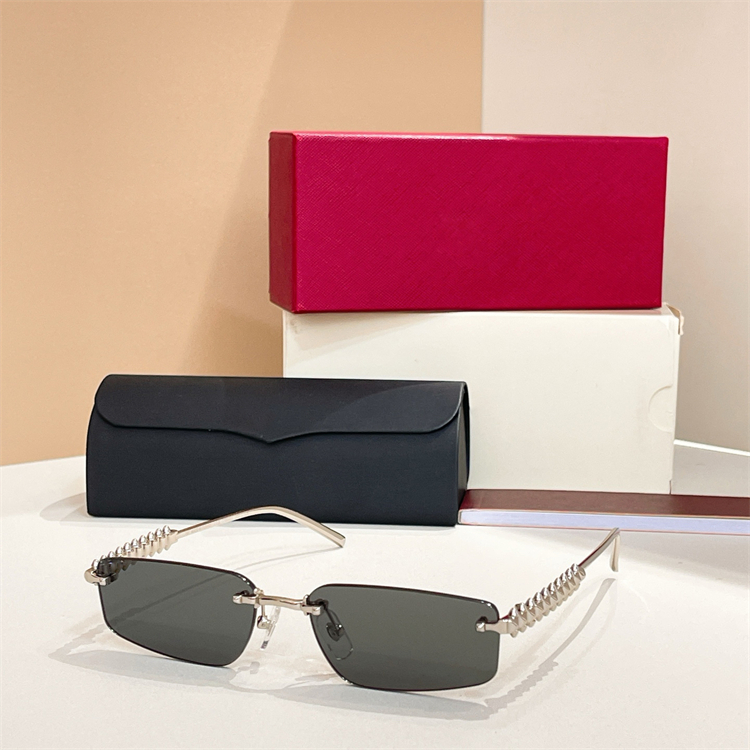 luxury designer sunglasses for men women 0544 style square frameless can do precription outdoor popular vintage famous brands top oringinal qualiity
