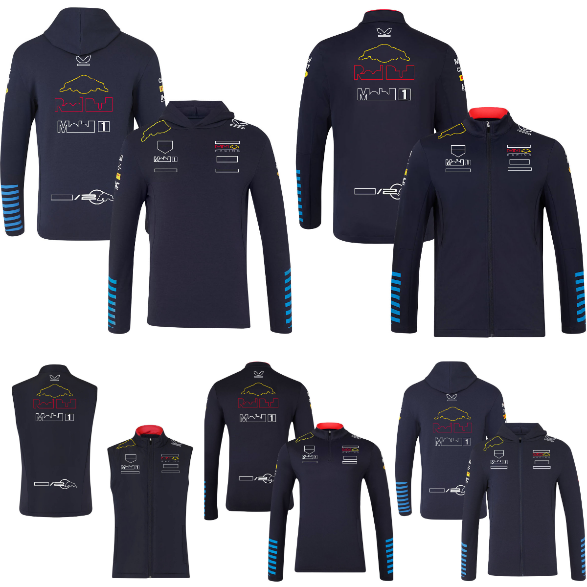 F1 Team Hoodie Jacket 2024 Formule 1 Team Racing Men Hoodie Nouvelle saison Driver Windproof Soft Shell Jacket Fans Sweathirt Custom
