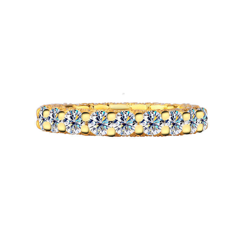 Fashion 925 Sterling Silver Ring Designer for Women 2.2Ct Moisanite Ring Fashionable Micro Inlaid Diamond Ring Girls Mariage Engagement Bijoux Bi