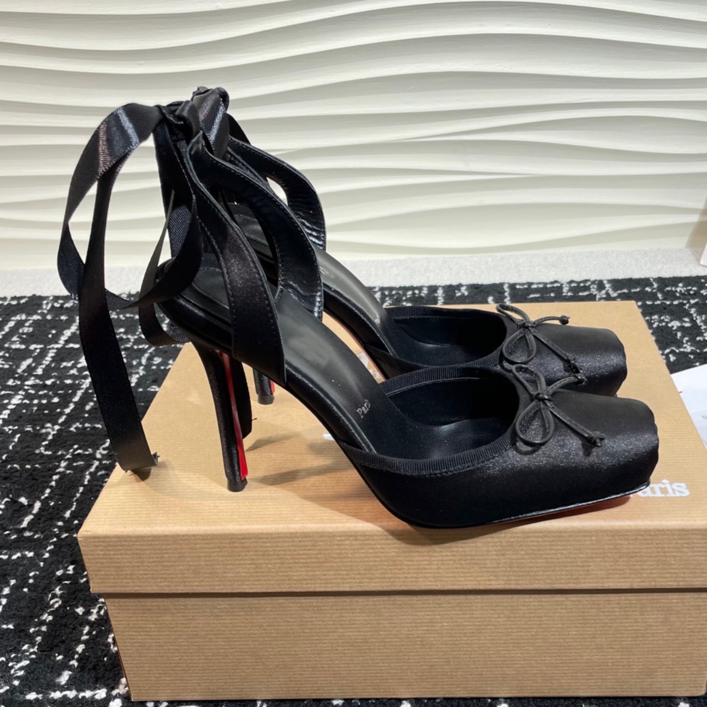 High heel sandal Womens Designer ballet heel bowl canvas silk Dress Shoe Chunky heel Slipper Gladiator sandale Luxury Beach sliders Fashion Outdoor