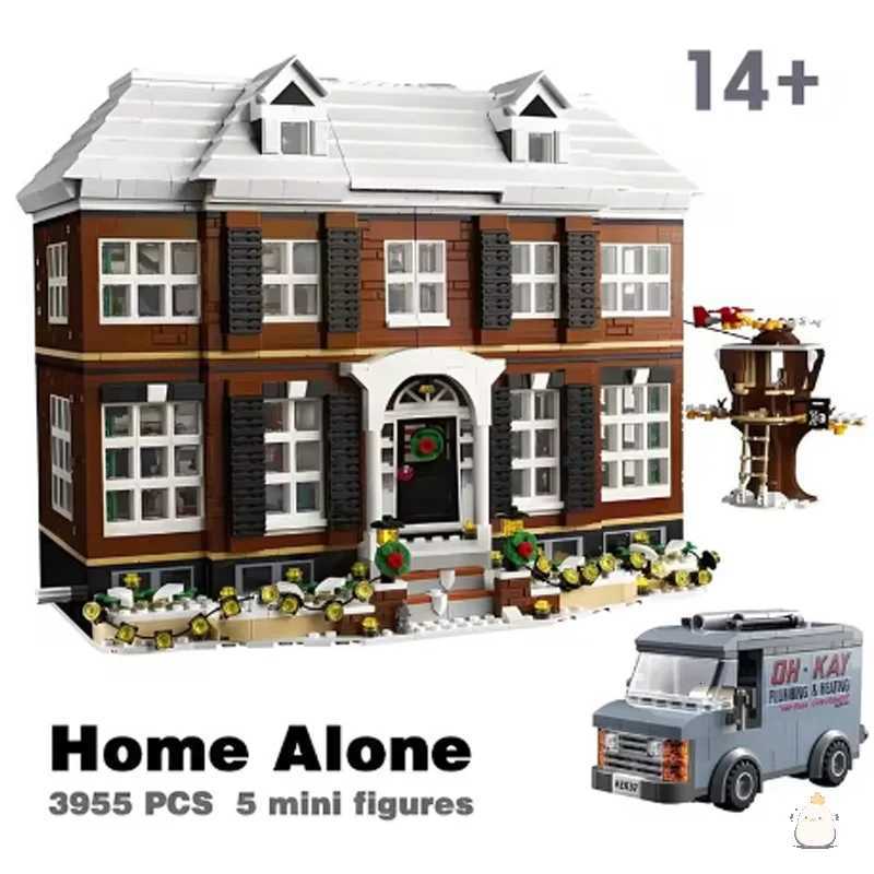 IN STOCK Ideas Movie 3955pcs Moc 21330 Home Alone House Set Model Building Blocks Bricks For Boy Kids Christmas Gifts A68478 F250928 W251104-image-1082156925