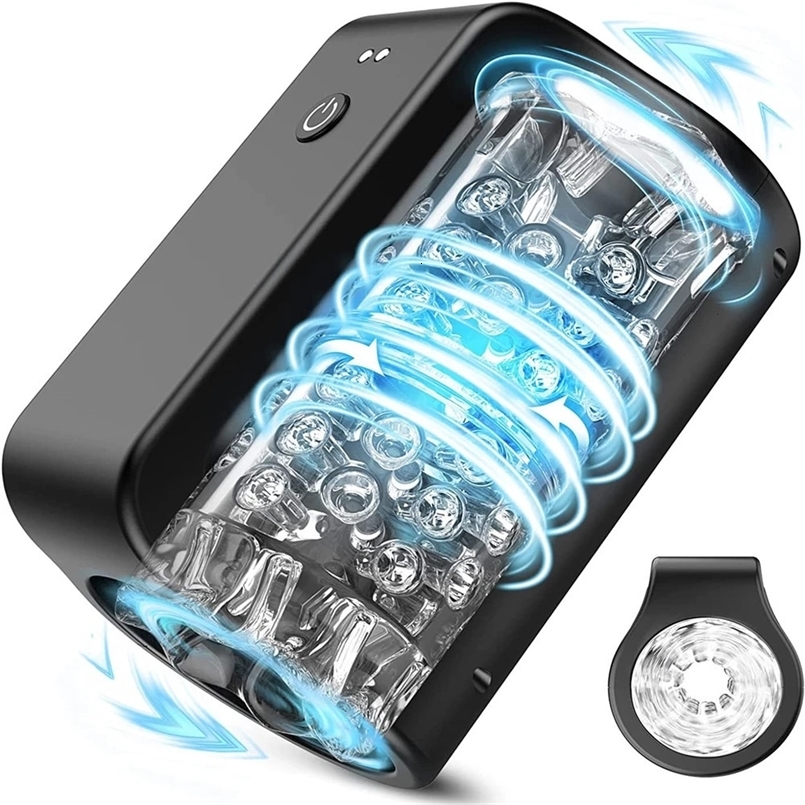 2026 New Masturbator Men Automatic Rotation Male Blowjob Machine Oral Pussy Vaginal Penis Vibrator Sex Toy For Adult Masturbation Cup 240105 Free Sh