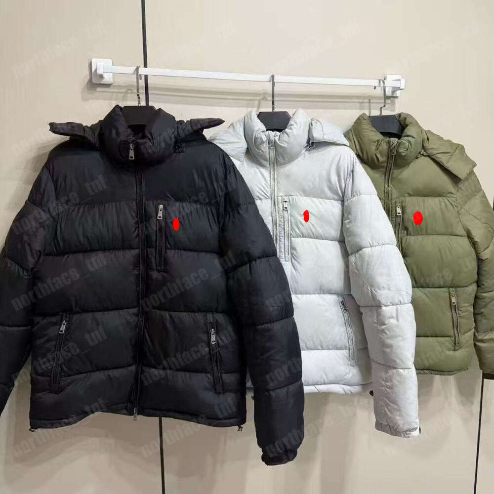 Mens Polo Puffer Jackets Women Winter Puffer Down jacket Embroidered Tracksuit Jackets Coats Zipper Designer Clothing Fashion Men Warm Removable Hoo
