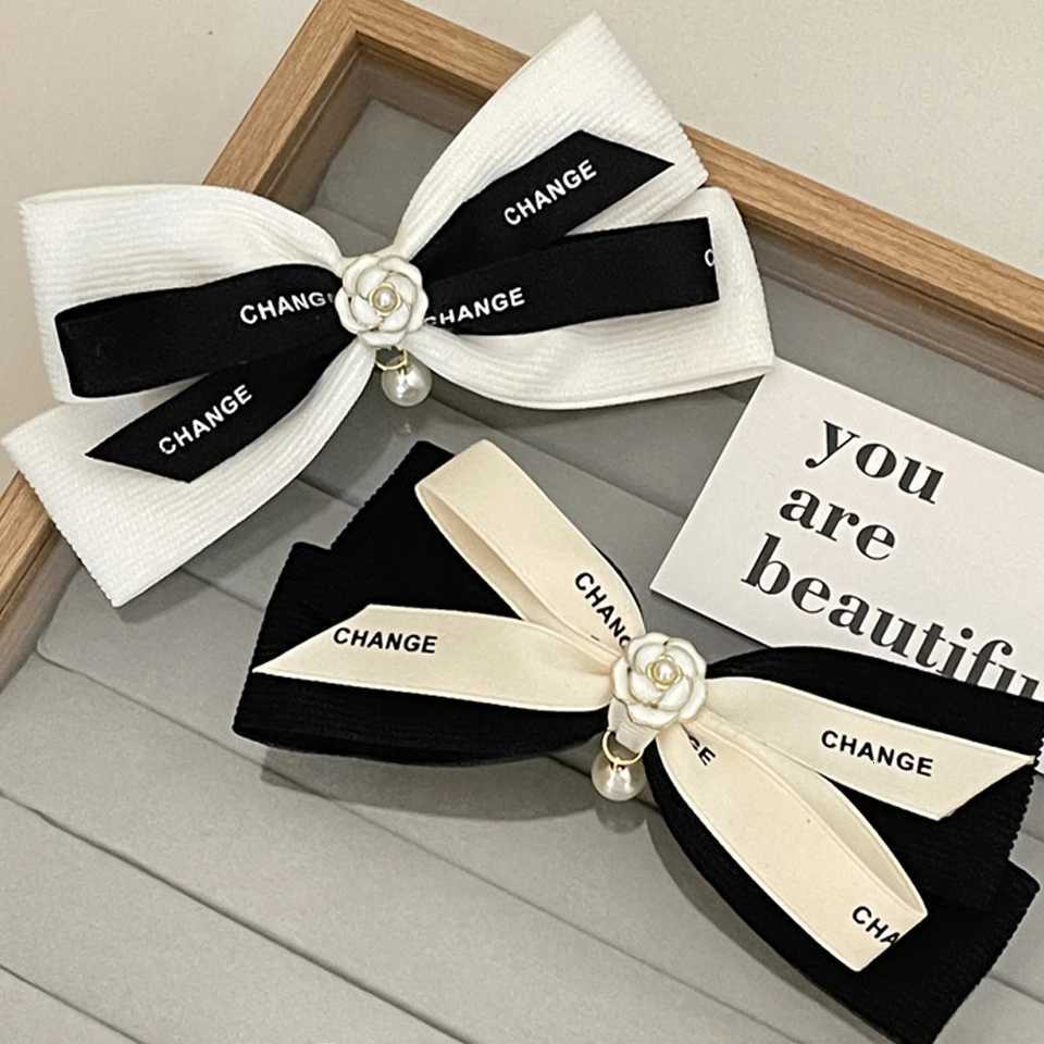 French Elegant Hair Ring Bow Scrunchies Camellia Hair Clips High Quatity Intestine Elastic Hair Bands Women Hair Accessories W250928-image-1077410210