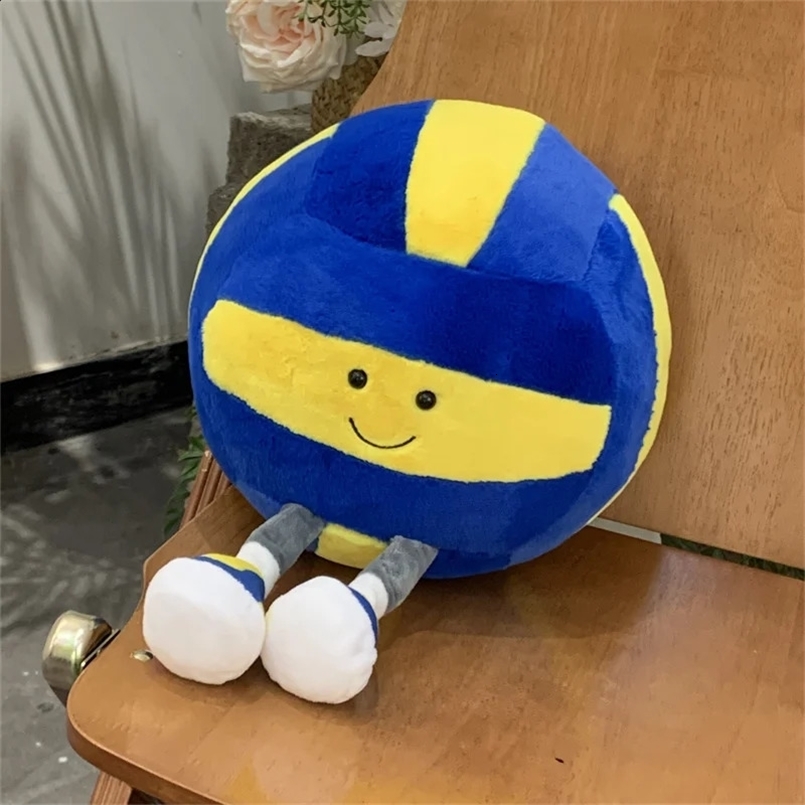 Simulated Haikyuu Volleyball Toys Ball Plushie Figured Plush Pillow with Smiling Face Cute Cushion Kids Baby Gifts 250228 L260310-image-1096991664