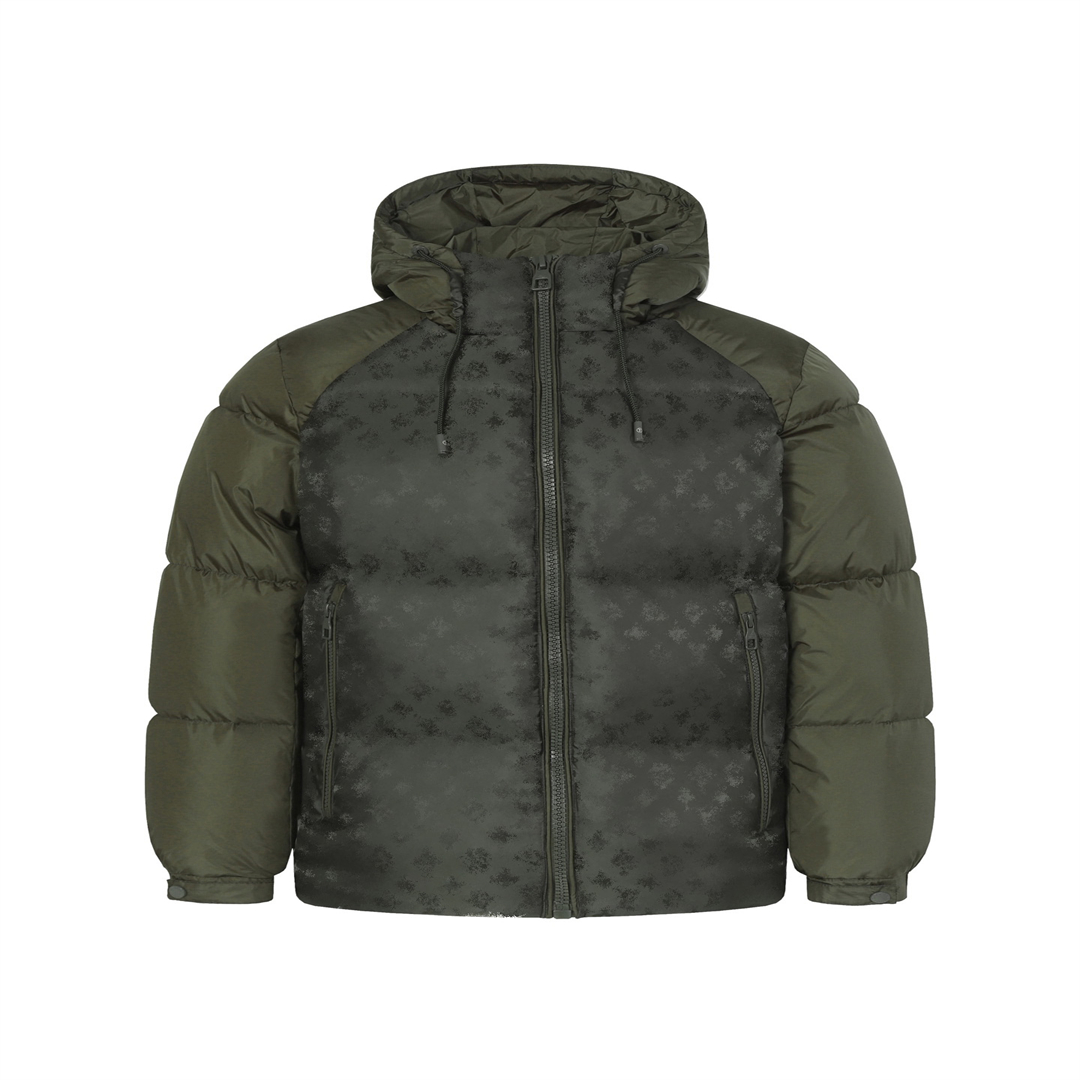Men's plus size jacket and hooded sweatshirt set hooded casual and fashionable color striped printed men's and women's same style dow