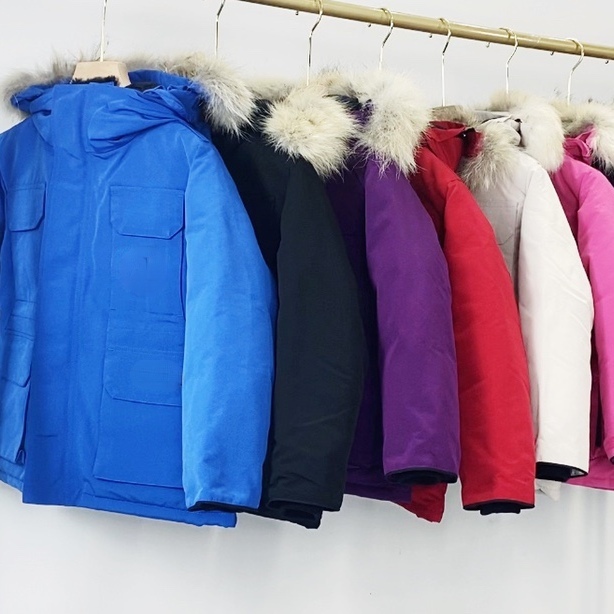 Kids Thickened Down Coats Designer Boys Girls Jackets Toddlers Parkas Children Youth Winter Clothing Fur Jacket Hooded Outwear Windproof Warm J26080