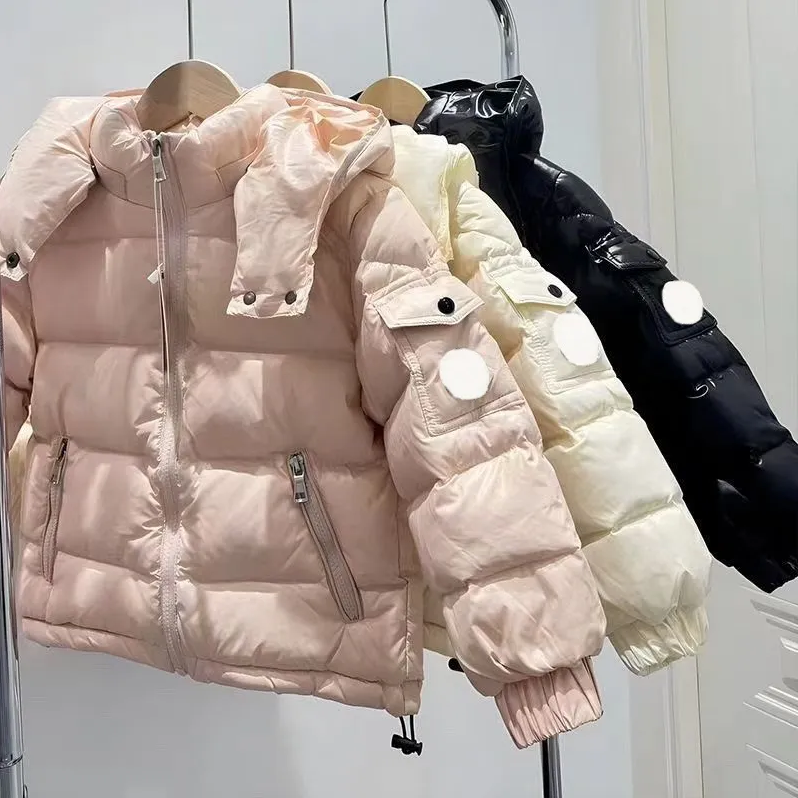 new Kids Down Winter Coats Winter Kids Thick Warm Jacket Children Padded Plus Velvet Parkas Coat Boys Girls Fur Collar Hooded Cotton Clothes Outerwe