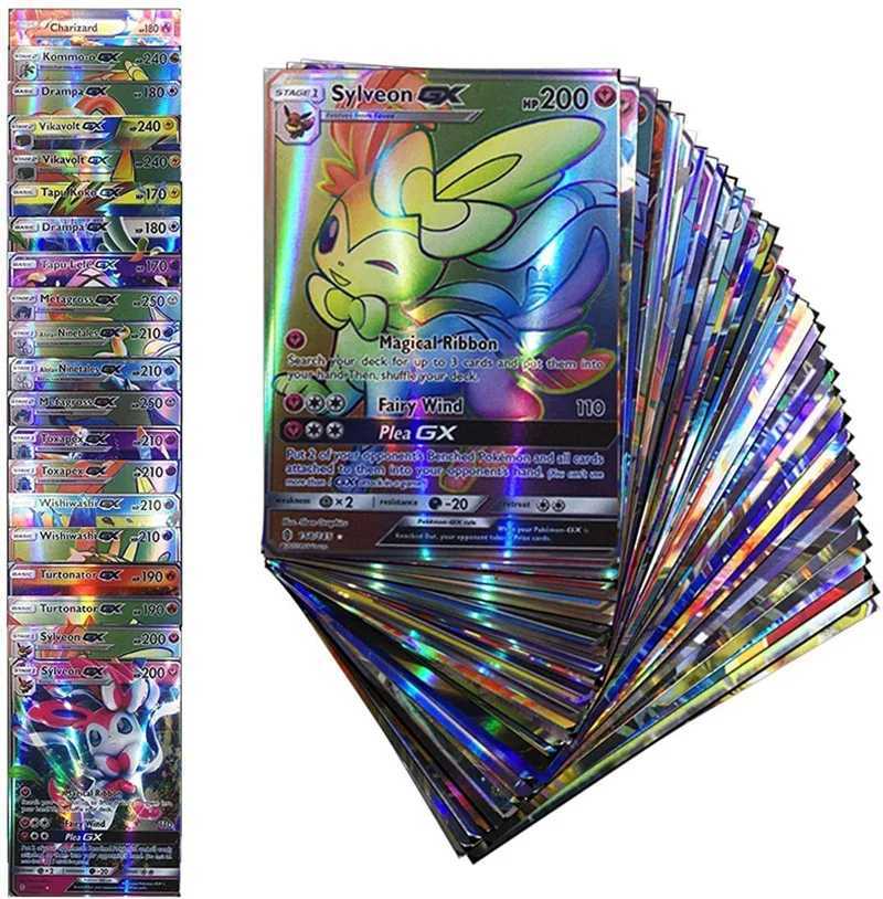 20pcs Cartes anglaises Tag Team Mega Shining Game Battle Battle Carte Collection de collection Toys Toys Enfants Cadeaux L250928JSMC