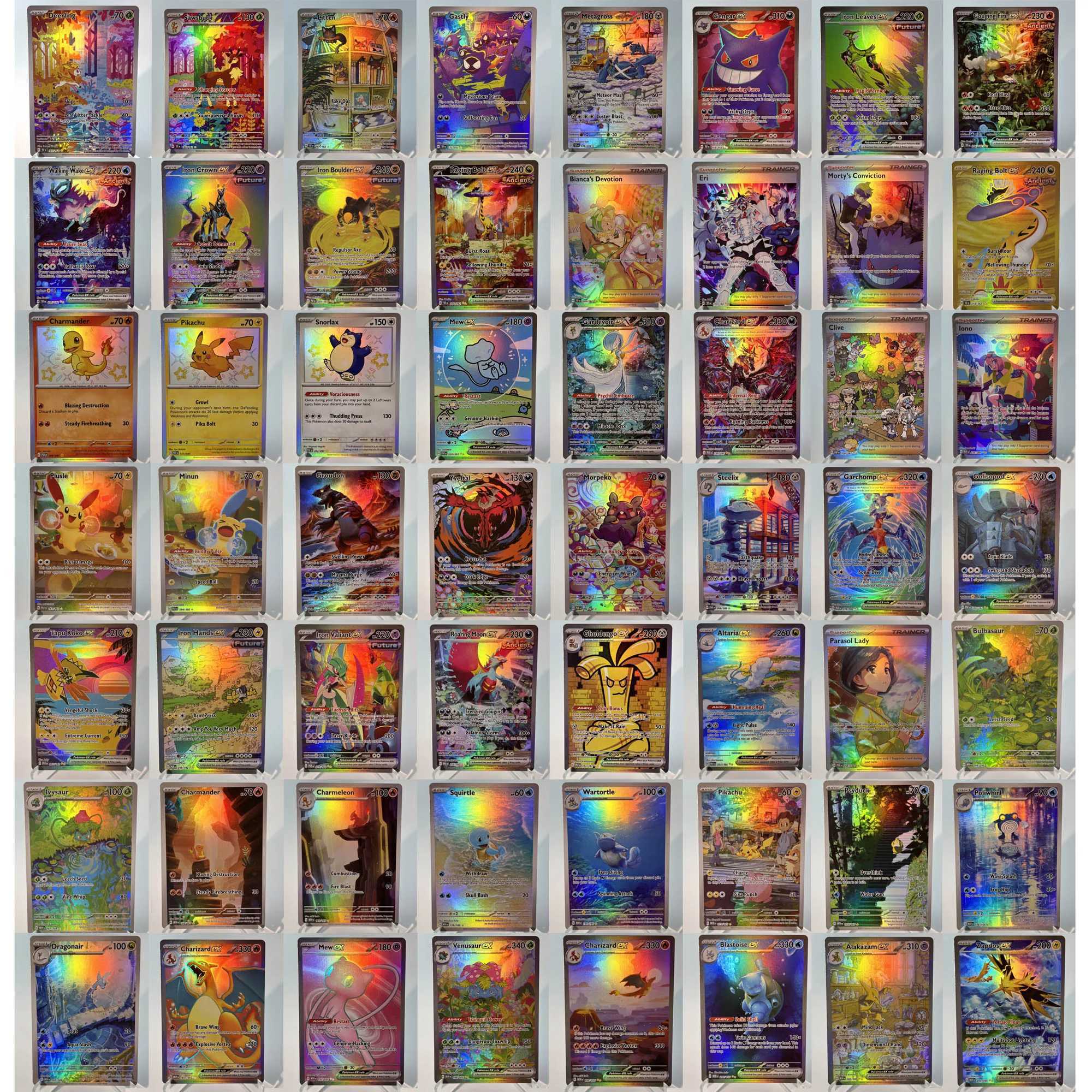 Base Set Surging Sparks Cards PTCG123 BUNDLE Rainbow Rare Collection Battle Toys Gifts for Hobbies L250928T8XH-image-1077533121