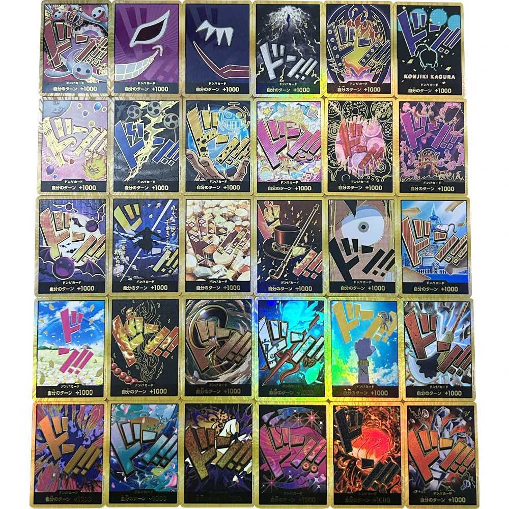 30Pcsset Anime CCG Collection Cards The Best PRB 01 DonQueen GOLD PARALLEL FOIL NM Refraction L25092822OM-image-1077526608
